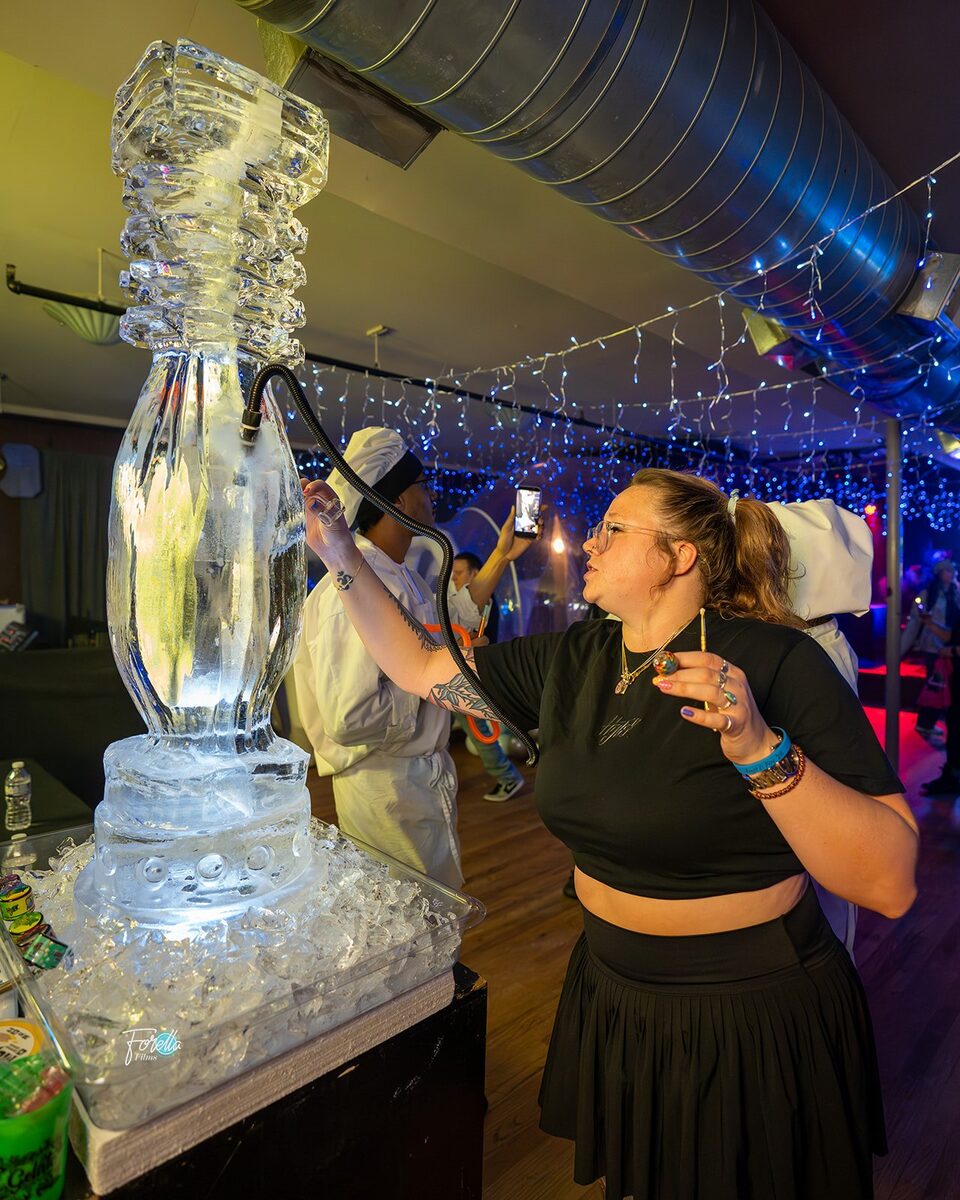 Sponsor ice luge activation